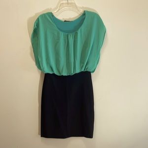 Mint green and black dress. Brand Fashion Dazzle. Size 8.